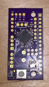 AVR Keyboard Toy rev B, reflow finished