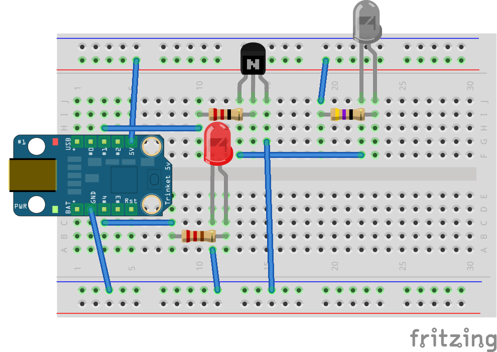 AVR Roomba Virtual Wall Prototype - Petezah